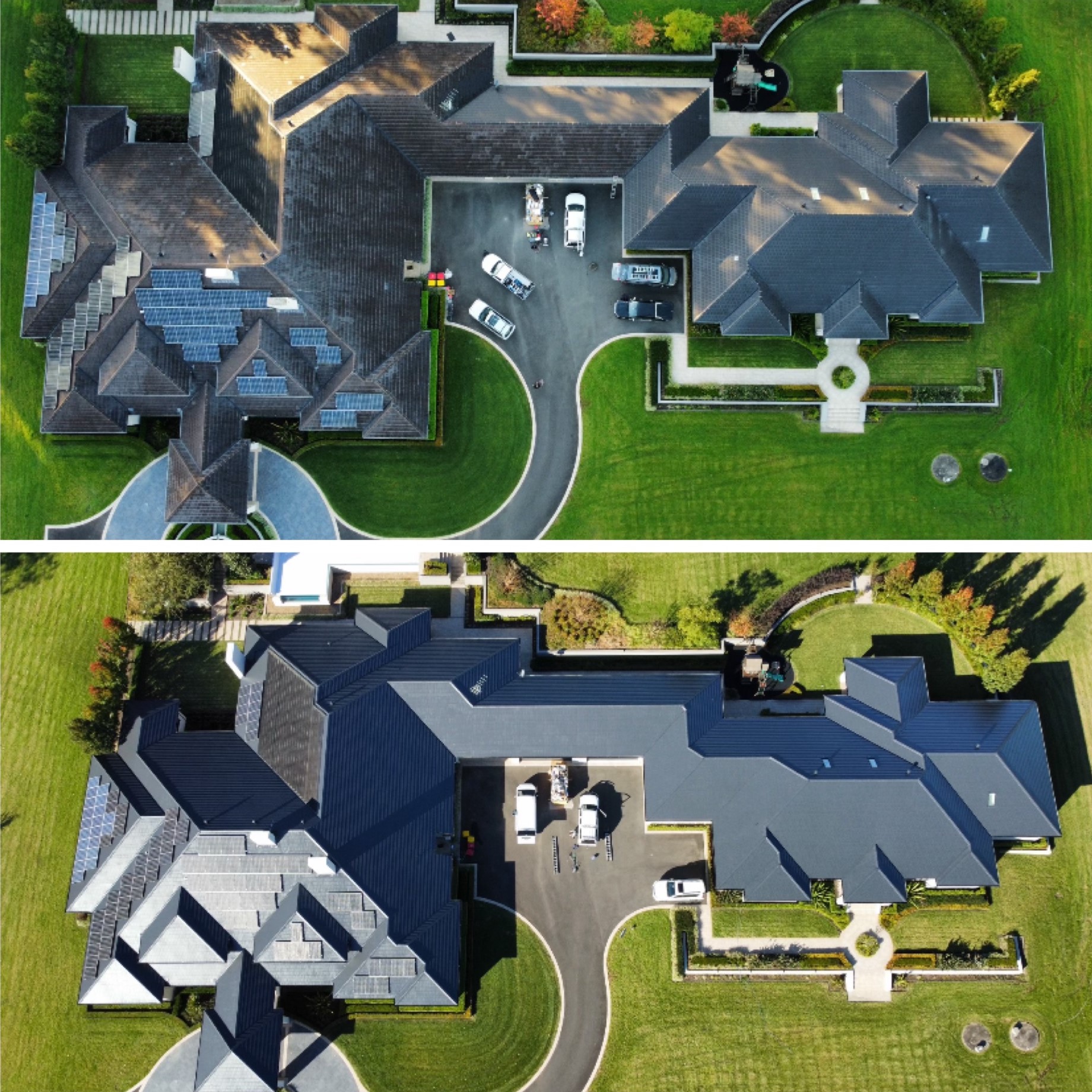 Roof Restoration Central Coast Before & After