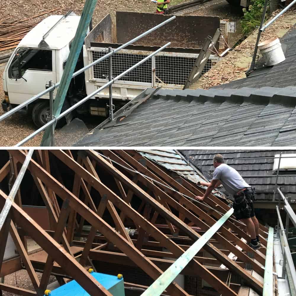 Tile Roof Replacement - Re-roofing project by ARC Metal Roofing